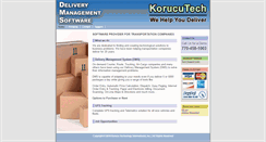 Desktop Screenshot of korucutech.com